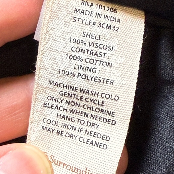 Soft Surroundings NWT Jacket Quilted Lotus Topper Open Front Boho, size PS - Picture 12 of 12